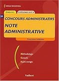 Note administrative. Concours internes, Epreuves catégories B et A
