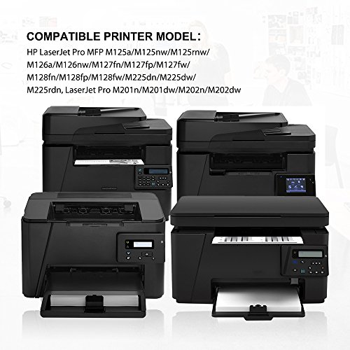 Cool Toner kompatibel toner für CF283A 83A fuer HP LaserJet Pro MFP M125a M125nw M125rnw M126a M126nw M127fn M127fp M127fw M128fn M128fp M128fw M225dn M225dw M225rdn, LaserJet Pro M201n M201dw M202n M202dw, Schwarz 1500 Seiten, 2 Pack - 3
