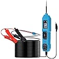 Power Circuit Probe Tester, 3.5-36V DC Car Power Tester Tester Digital Display Short Circuit Finder Auto Electrical Circuit Tester Car Fuse Tester with LED Light, Long Test Lead, Overload Protection