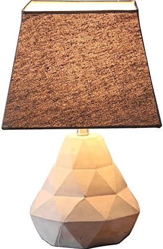 American Country Rural Bedside Lamp Industrial Cement Personalized Table Light Loft Simple E27 Desk Lamp for Study Hotel Living Room Dormitory Office Cafe Bar Bedroom