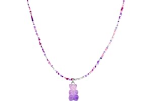 EXINOX Collana Orsetto di Gominola | Originale Divertente Festa Colorata | Regalo Originale Compleanno Occasioni Speciali