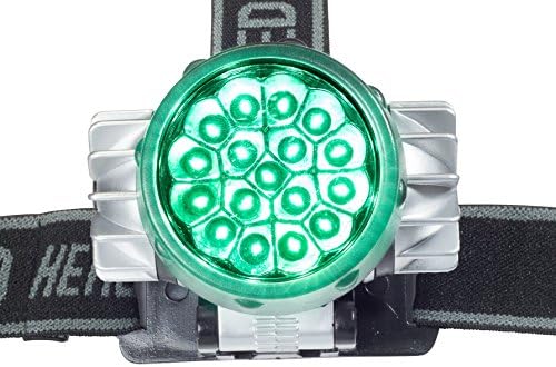 Happy Hydro 17 Bulb Green LED Grow Room Headlamp for Indoor Hydroponics Gardening