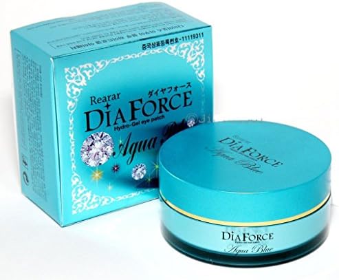 Rearar Diaforce Hydro Gel Eye Patch Aqua Blue 60pcs Miskin Moisturizing Gold