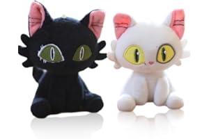 Babioms 2 Pcs Anime Plüschtiere, Stofftier Kawaii Katze Plüschtier, 12cm Plüsch Puppe, Suzume Daijin Katze Spielzeug Figuren, Cosplay Kuschelplushie for Jungen Mädchen Kuscheltierliebhaber