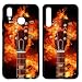 Produktbild Handyhülle Gitarre für Huawei Silikon Guitar Fender Gibson Marshall Musik Note, Hüllendesign:Design 6 | Silikon Schwarz, Kompatibel mit Handy:Huawei P20 Pro