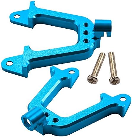 Yiguo SCX10 Upgrade Parts Aluminum Rear Shock Tower Blue for RC 1:10 Rock Crawler Set of 2