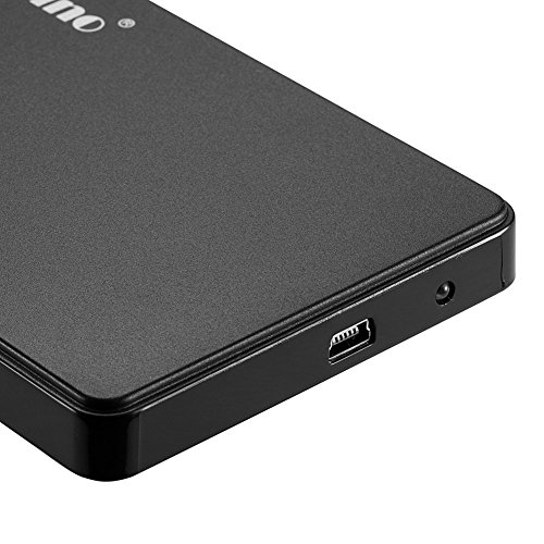 Zheino 2,5 Zoll USB 2.0 IDE 44PIN PATA HDD/SSD Festplatten Externes Festplattengehäuse Gehäuse Mit USB2.0 Kabel, Tool-free – Schwarz - 3