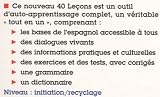 Image de 40 LECONS POUR PARLER ESPAGNOL (ancienne édition)
