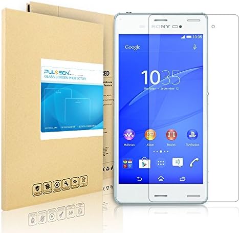 Xperia Z3 Screen Protector, PULESEN® SONY Xperia Z3 Tempered Glass Screen Protector, 2.5D / 9H Hardness / Ultra Clear / Bubble-Free Premium Glass Screen Protector for Sony Xperia Z3-Lifetime Warranty