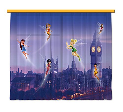 Gardine/Vorhang FCS xl 4314 Kinderzimmer Disney Fairies - 2