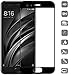 Produktbild Xiaomi Mi 6 Displayschutz , Anzhao [Vollständige Abdeckung] Hartglas Displayschutzfolie [0.26mm 9H] Gehärtetes Glas Displayschutz für Xiaomi Mi 6 (Schwarz)
