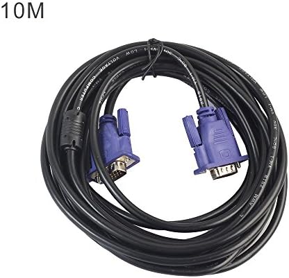 SiFREE VGA Cable - 3 Meters/5 Meters/10 Meters Extension Cable Video Monitor Cable Compatible Projector size 10M