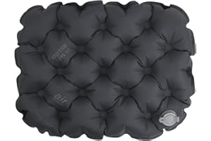 EHUIHUAN Cojín de Asiento Inflable, Cojín de Camping Ligero, Cojín Viaje Inflable Portátil, Cojín Hinchable Silla, Ergonómico Cojín de Aire para Silla de Ruedas, para Oficina Playa Exterior Sentarse