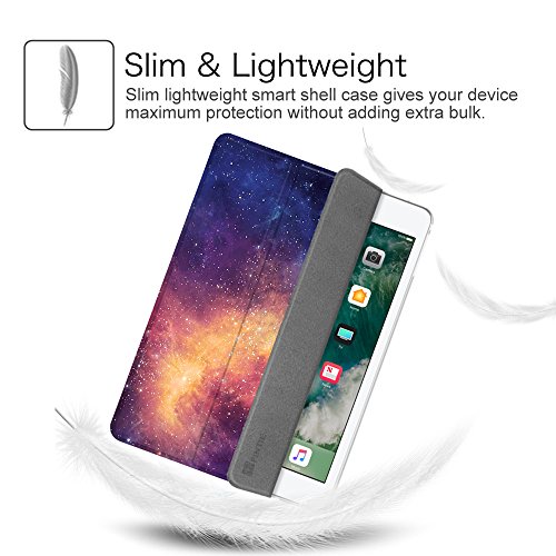 Fintie iPad 9.7 Zoll 2017 Hülle – Ultra Slim Superleicht Schutzhülle mit Lichtdurchlässig Rückseite Abdeckung Smart Cover Case Tasche mit Auto Schlaf / Wach und Standfunktion für Apple iPad 2017 Neue Modell, Die Galaxie - 4