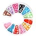 Fashion Gallery 3D Nail Art Fimo Canes Sticker Decoration Heart