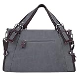 Coofit Damen Canvas Umhängetasche Messenger Bag Handtasche Hobo - 6