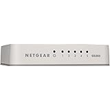 NETGEAR GS205, 5 Port Gigabit Ethernet Network Switch, Ethernet Splitter, Hub, Desktop, Plug and Play