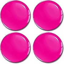 4x Silikon Nabenkappen No Fear Eyes Rot - Stylische Felgendeckel Für Auto-Tuning