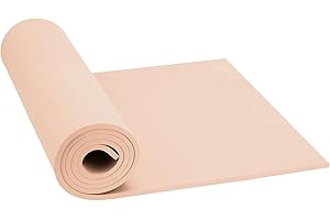 Beige EVA Foam Cosplay, Do²ping EVA Schaumstoff 2mm, 34x124.5cm mit hoher Dichte 86kg/m3 für Carft Kostüm DIY Projekt (2mm Beige)