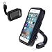 Produktbild LinQ® Wasserdicht Fahrradhalterung, 6355B-2 Fahrrad und Motorrad Halterung Halter Universal mit Wasserdichter Tasche für Handy Smartphone 4, 7 -5, 2 Zoll - 5, 5 Zoll Zoll iPhone 6s Plus, iPhone 6 Plus, Samsung Galaxy S7 EDGE, Samsung Galaxy S7, Samsung Galaxy S6 S5, Samsung Galaxy S6 EDGE, HUAWEI P9 P8, LG G5 G4, Samsung Galaxy S9