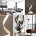 Produktbild C-TK Spiral-LED-Tischlampe Augenschutz LED-Leselampe Moderne minimalistische Gebogene LED-Tischlampe-warmes weißes Licht