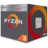 AMD Ryzen TM 3 2200G with RADEON TM RX VEGA 8, S AM4, Quad Core, 4 Wire, 3.5 GHz, Turbo 3.7 GHz, 4 MB, 65 W, CPU