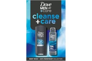 DOVE MEN + CARE Dove Men+Care Cleanse+Care Duo Gift Set with a body wash and an anti-perspirant deodorant perfect gifts for him 2 piece