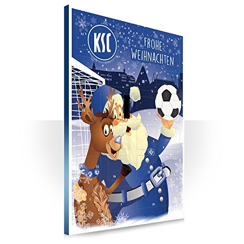 Preisvergleich Produktbild Karlsruher SC Bundesliga Adventskalender mit Alpenmilchschokolade Model 2012