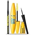 Maybelline New York Eye Makeup Kits & Combos - Eyeliner Combo with Colossal Superblack Kajal, Colossal Waterproof Mascara & Colossal Bold Liner