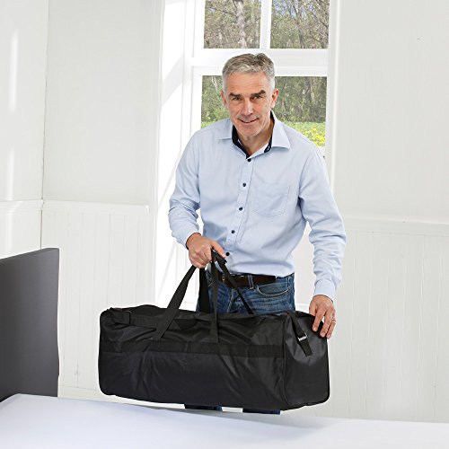 Best Schlaf Reise-Set: Matratzenauflage, Kopfkissen, Transporttasche, 100 % Visco, blau - 5