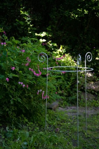 Stabiler Staudenhalter Verzinkt Ø 60cm, Volleisen Strauchhalter, Rankgerüst, - 2
