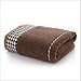 Produktbild HER-JIRT Baumwolle Badehandtücher für Frauen Bademantel Fare La Bagno Wasseraufnahme Alberghi Guesthouse Adult Sauna Quattro Stagioni 70 * 140 cm Coffee