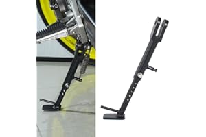 Xitomer Béquille en acier de 0 à 7,6 cm pour MT-07 XSR700 2024 2023 FZ-07 2022-2024, XSR700 2016-2025, Tracer 700 2016-2020, Tracer 7 2021-2024 Béquille latérale réglable pour moto. Béquille