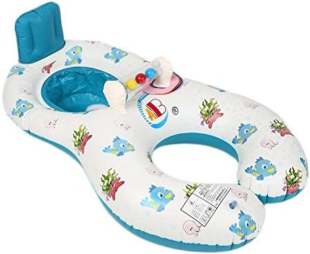 SHEMROW Swimming Floater Mother &amp; Baby Swimming Aid Flotation Baby Safety Float Seat