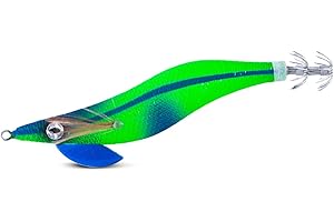 JATSUI Esca Artificiale KABO Squid Seashore, 3.0, Diverse COLORAZIONI Disponibili