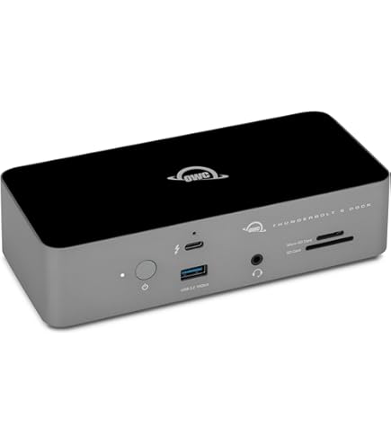OWC Thunderbolt Dock – Thunderbolt 4 / USB4 Dock with 11 ports, 8k