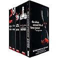 Twilight Saga Black Cover Stephenie Meyer 5 Books Collection set (Breaking Dawn, Short Second Life Of Bree Tanner, Eclipse, New Moon, Twilight)
