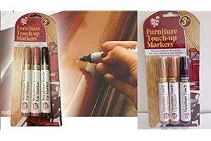 5STARWAREHOUSE Pisaki do naprawy mebli, do pokrycia zadrapań na meblach drewnianych, 3 sztuki.