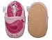 Dotty Fish - Soft Leather Baby & Toddler Shoes - Girls - Pink Birds - 6-12 Months