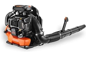 FUXTEC Souffleur de Feuilles à Dos Thermique Professionnel 2 Temps FX-LBP165T - Sac à Dos Confort 334 km/h 65,1 cm3 + 2,4kW - Réservoir 1,5L