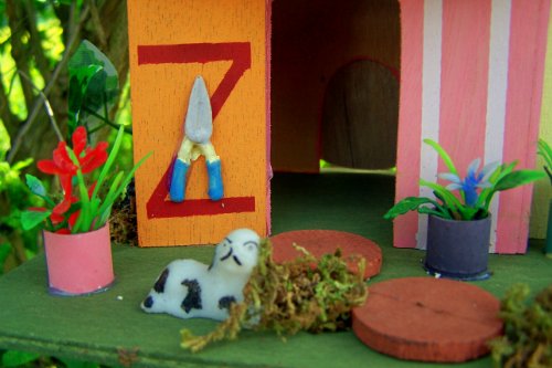 Hüwüknü Blumen Laden Vogelhäuschen aus Holz - 6