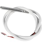 IOVEO Sensor De Temperatura NTC 20KOHM | Cable Silicona 3m | Hasta 200°C | IP65