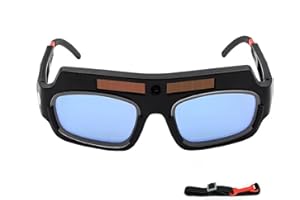 XLTXWD Welding Goggles, Welding Glasses Solar Auto Darkening Protective Goggle Welder Argon Arc Welding Soldering Torching Brazing Glasses ﻿