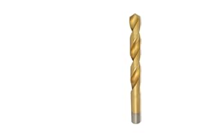Weischer® - HSS-TiN Spiralbohrer Ø 4,5 mm | 5 Stück | Stahlbohrer Metallbohrer Eisenbohrer | Titannitrierter Bohrer für Metall, Stahl, Aluminium, Kunststoff, Holz | stabil & bruchfest