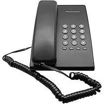 Panasonic Corded Telephone, Black : Amazon.in: Electronics
