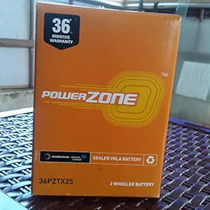 Power Zone Car Batteries TWO Wheelers 36PZTX25