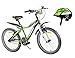 Produktbild Kawasaki Kinderfahrrad Junior Bike Nijumo 20 Zoll KBX und Fahrradhelm Shikuro grün Gr. 52-54