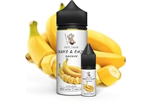 ‎POPY POPY TRADE - Shake & Enjoy - Banana - Overdosed Aroma 10ml in 120ml Chubby Gorilla Flasche, einfaches mischen. Für Vernebler, Nebelmaschinen, Diffusor, Lebensmittel, Getränke uvm.