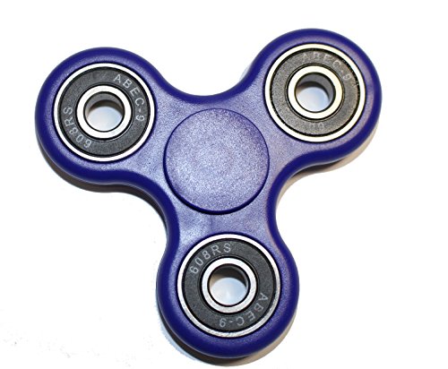 Premium Tri Hand Fidget Spinner Toy High Speed SI3N4 Hybrid Ceramic Bearing spins 1.5 to 3 minutes relieve anxiety reducing Stress relaxing keep Concentration Focus for Kids Adult Gift EDC Blue Premium Tri Hand Fidget Spinner Toy High Speed SI3N4 Hybrid Ceramic Bearing spins 1.5 to 3 minutes relieve anxiety reducing Stress relaxing keep Concentration Focus for Kids Adult Gift EDC Blue