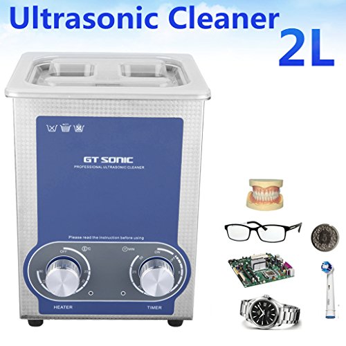 GT SONIC 2L Ultrasonic Cleaner Ultraschallreinigungsgerät aus Edelstahl